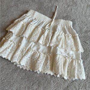 Linen Mini Skirt